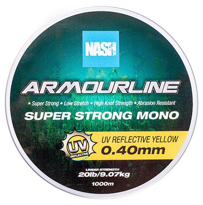 Najlon Nash Armourline Super Strong Mono UV Yellow 1000m