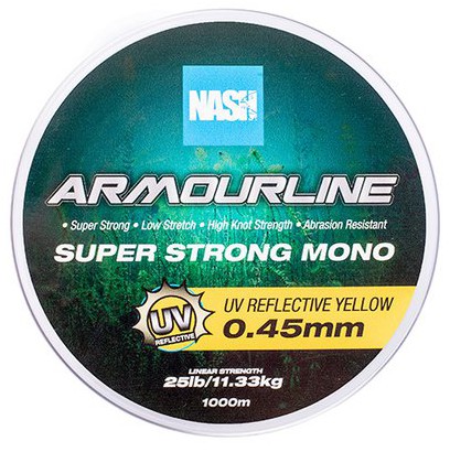 Najlon Nash Armourline Super Strong Mono UV Yellow 1000m