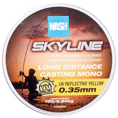 Najlon Nash Skyline Mono UV Yellow 1000m