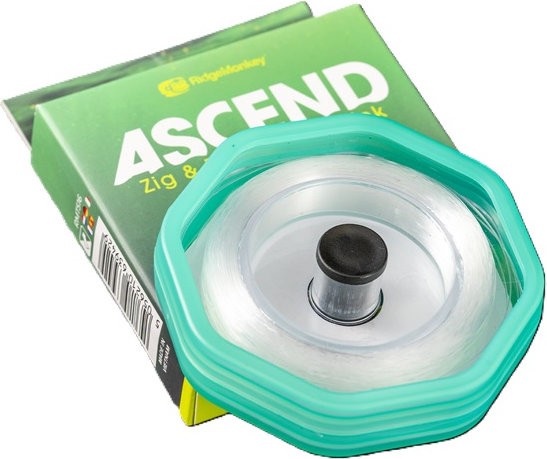 Najlon RidgeMonkey Ascend Zig & Floater Hooklink 10lb 0.28mm 100m Clear