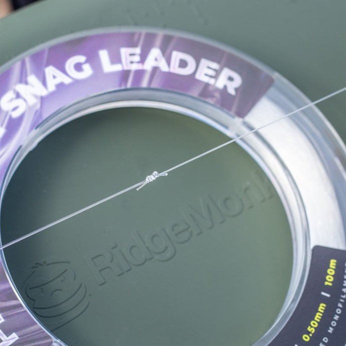 Najlon RidgeMonkey Fluorocast Snag Leader 40lb 0.60mm 100m Clear