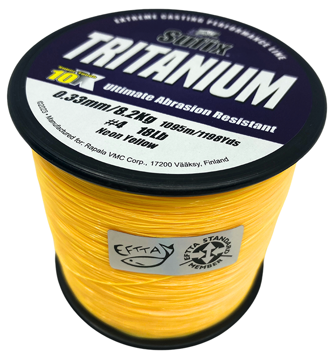 Najlon Sufix Tritanium Neon Gold