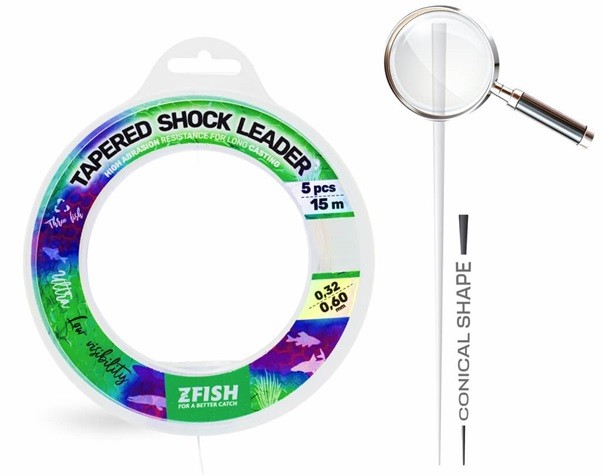 Najlon Zfish Konusni Šok Najlon 5x15m