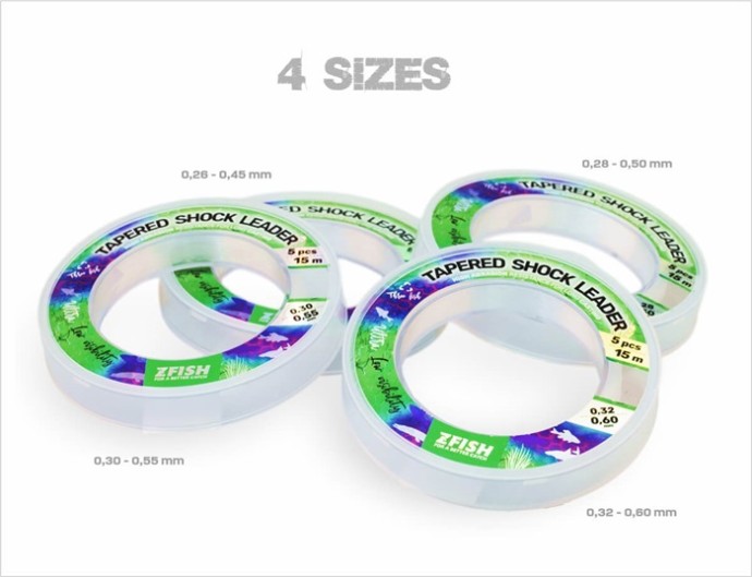 Najlon Zfish Konusni Šok Najlon 5x15m