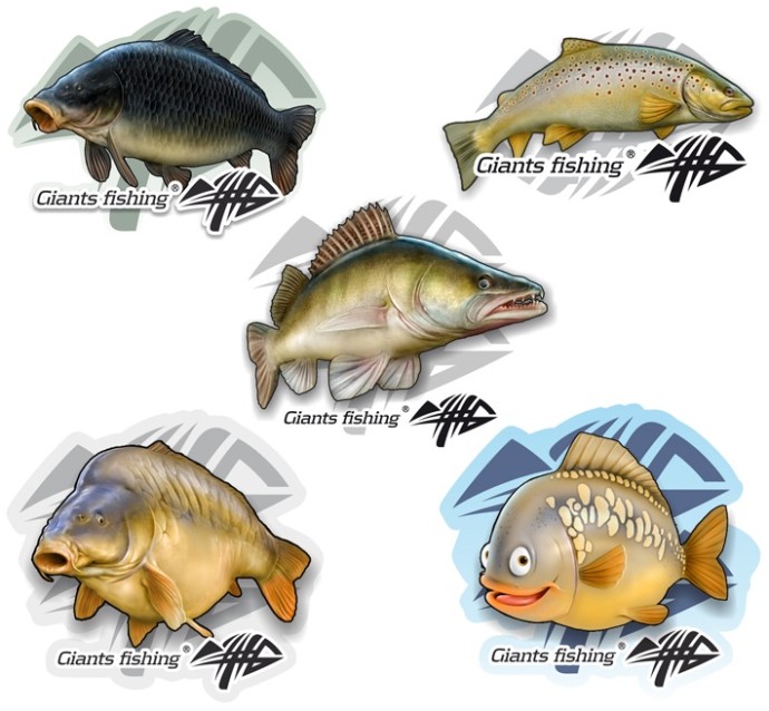 Naljepnica Giants Fishing Velika