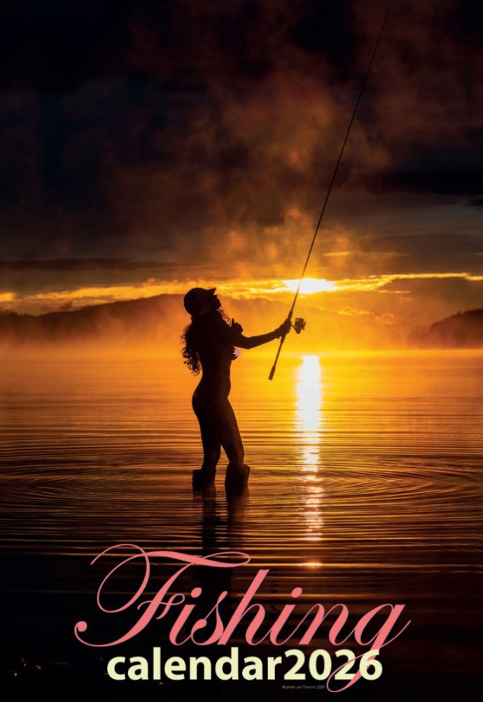 Nástenný Rybársky Kalendár Rybárka Fishing 2026 Nástenný Rybársky Kalendár Rybárka Fishing 2026