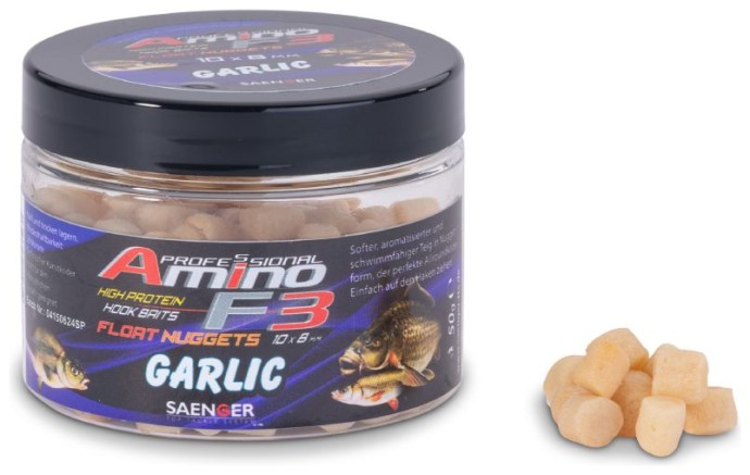 Nástraha Saenger Obalovací Těsto Plovoucí Nugetky Amino F-3 Češnjak 50g