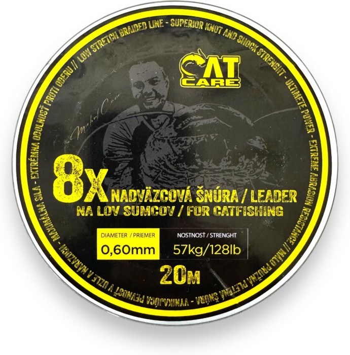 Náväzcová Šnúra CatCare Cano Leader Hooklink x8 20m Náväzcová Šnúra CatCare Cano Leader Hooklink x8 20m