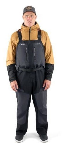 Nohavice s Laclem Grundéns Gore-Tex Pro Fishing Bib Obsidian