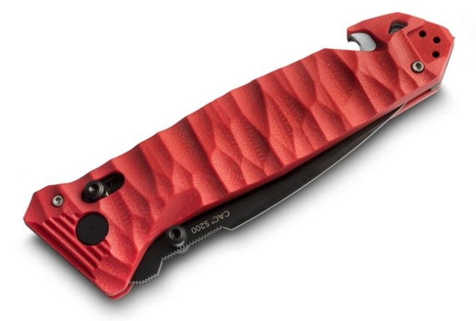 Nôž CAC S200 French Army Knife Textured G10 Red Handle