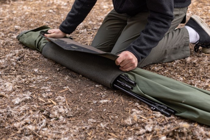 Obal na Brolly Korda Compac Brolly Wrap Dark Kamo