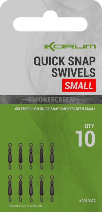 Obratlík Korum Smokescreen Quick Snap Swivel
