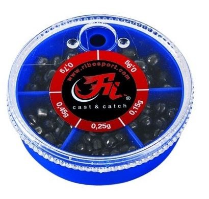 Olovca Fil Fishing Split Shots Large Box