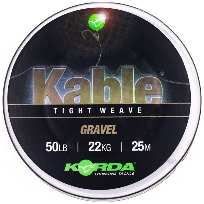 Olovená Šnúra Korda Kable Tight Weave 50lb 25m