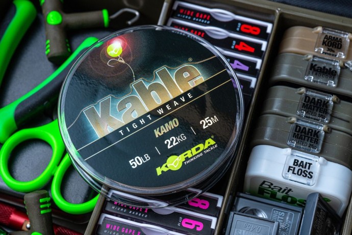 Olovená Šnúra Korda Kable Tight Weave 50lb 25m