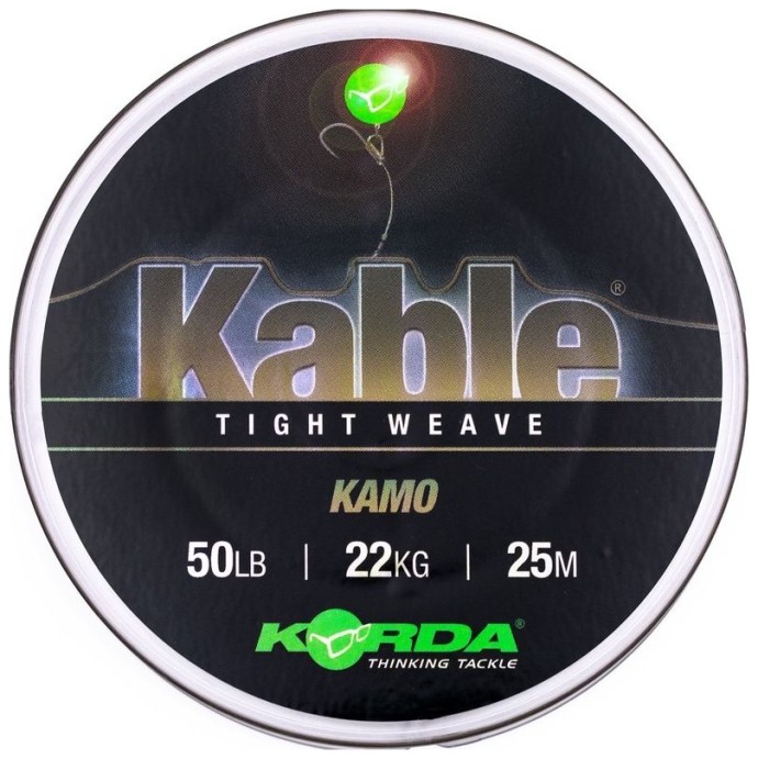 Olovená Šnúra Korda Kable Tight Weave 50lb 25m