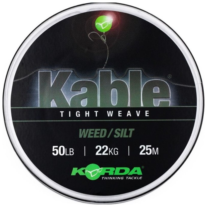 Olovená Šnúra Korda Kable Tight Weave 50lb 25m