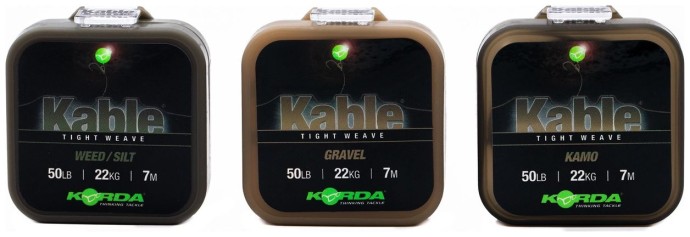 Olovená Šnúra Korda Kable Tight Weave 7m