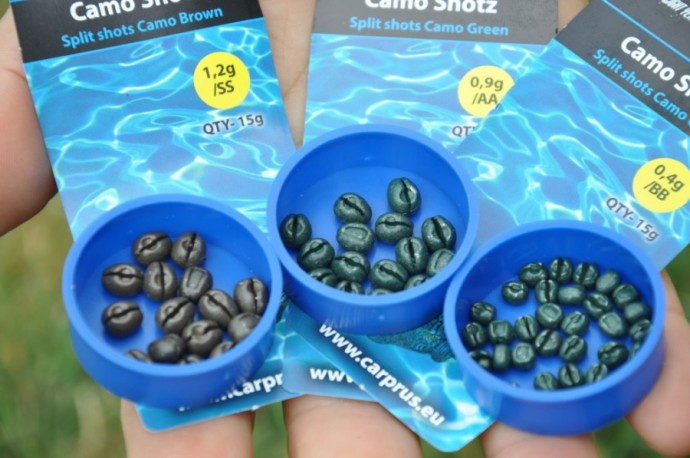 Olovne sačme smeđe Carp'R'Us Camo Shotz