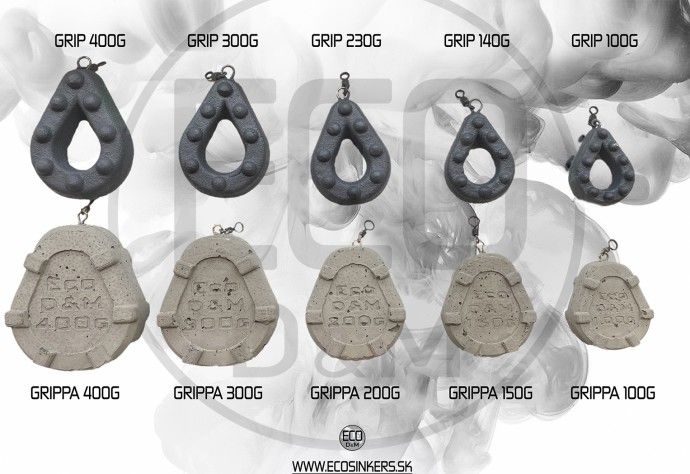 Olovo ECO D&M Sinkers Grippa