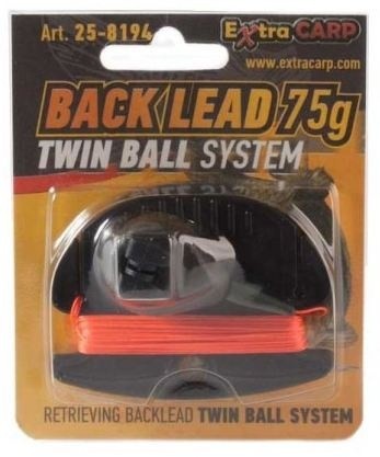 Olovo za potapanje najlona Extra Carp Back Lead Twin Ball