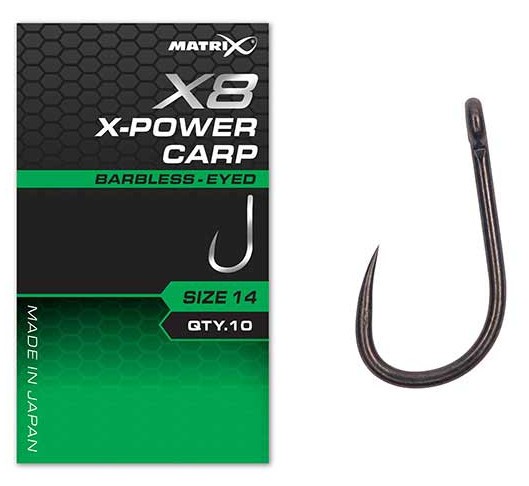Oštrica Matrix X8 X-Power Carp Bez bradavice - S okom