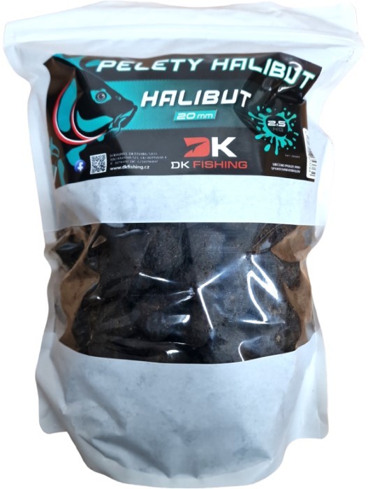 Pelete DK Fishing Halibut 20mm 2,5kg
