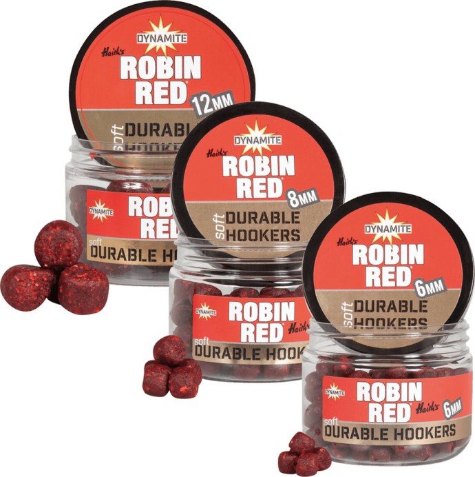 Pelete Dynamite Baits Durable Hookers Robin Red