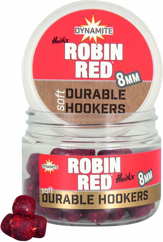 Pelete Dynamite Baits Durable Hookers Robin Red