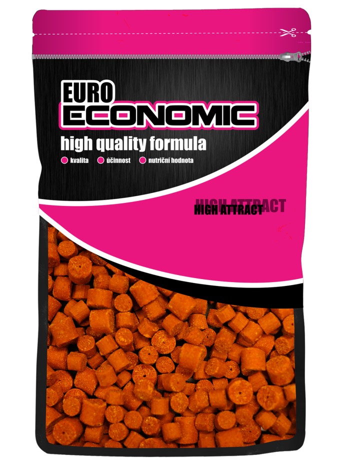 Pelete LK Baits Euro Economic Pellets 1kg Chilli Squid