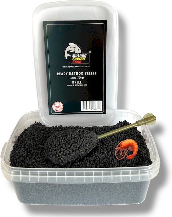 Pelete Method Feeder Fans Ready Method Pellet 1,5mm 700gr