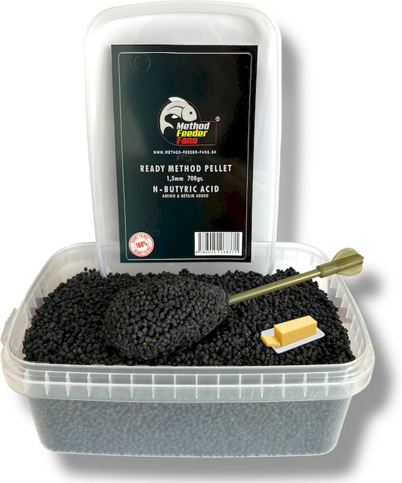 Pelete Method Feeder Fans Ready Method Pellet 1,5mm 700gr