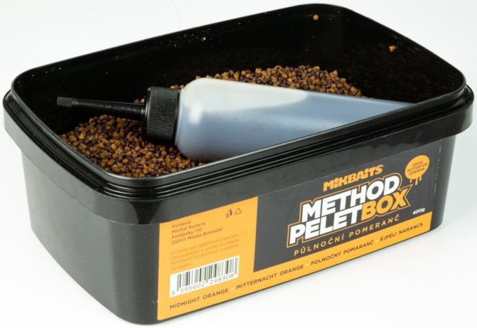 Pelete Mikbaits Method Pelet Box 400gr + Aktivátor 120ml