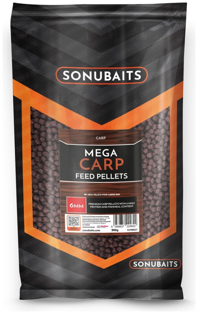 Pelete Sonubaits Mega Carp Pellets 900gr