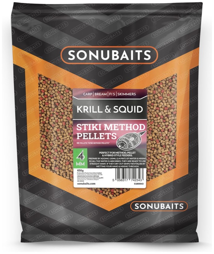 Pelete Sonubaits Stiki Method Pellets 650g 4mm