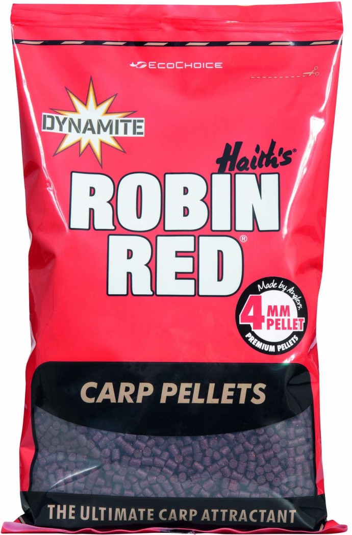 Peleti Dynamite Baits Robin Red Nevrtane 900g