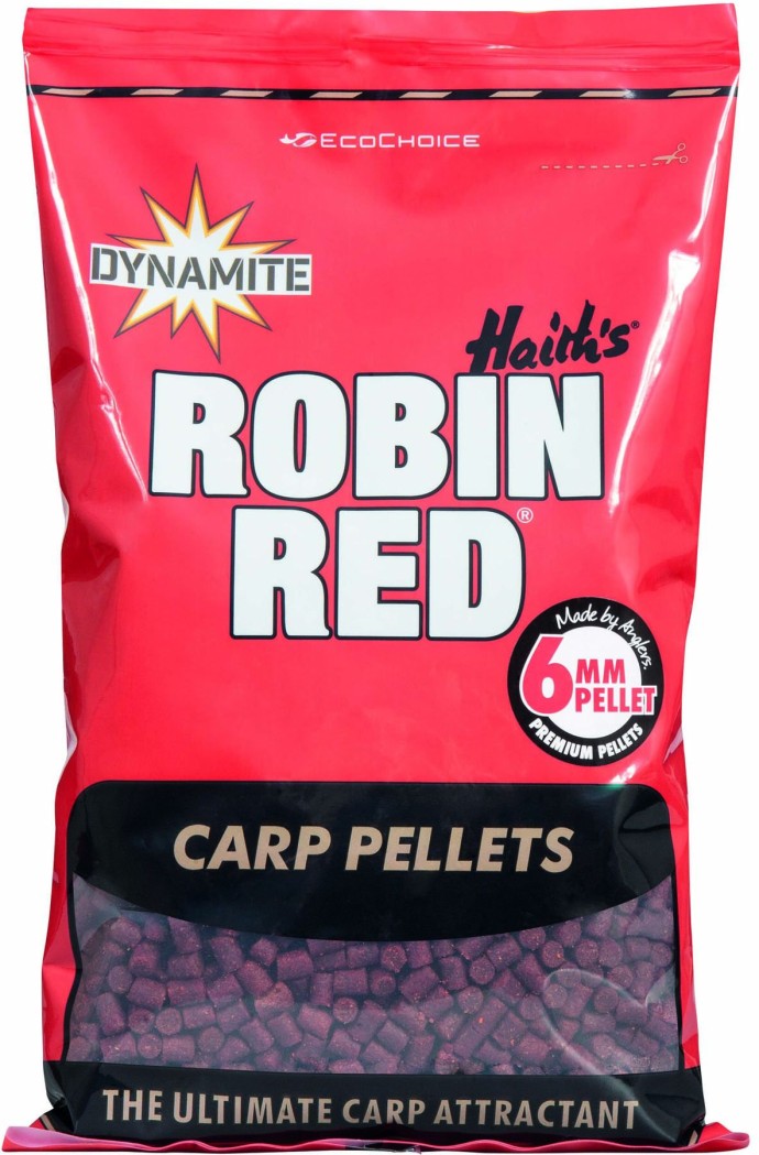 Peleti Dynamite Baits Robin Red Nevrtane 900g