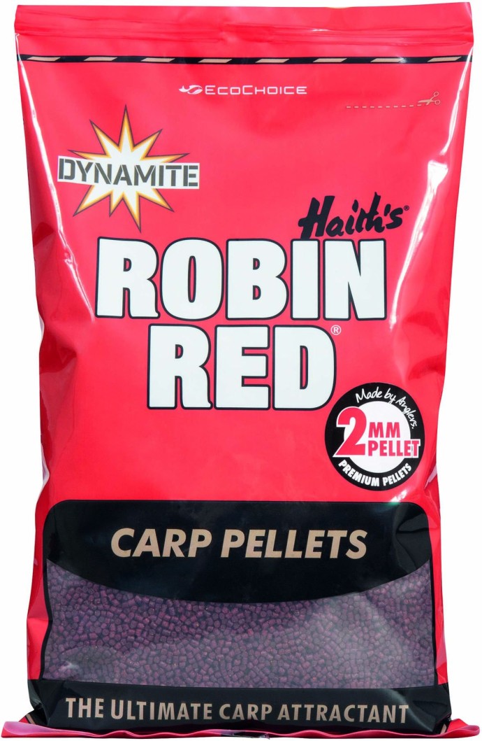 Peleti Dynamite Baits Robin Red Nevrtane 900g