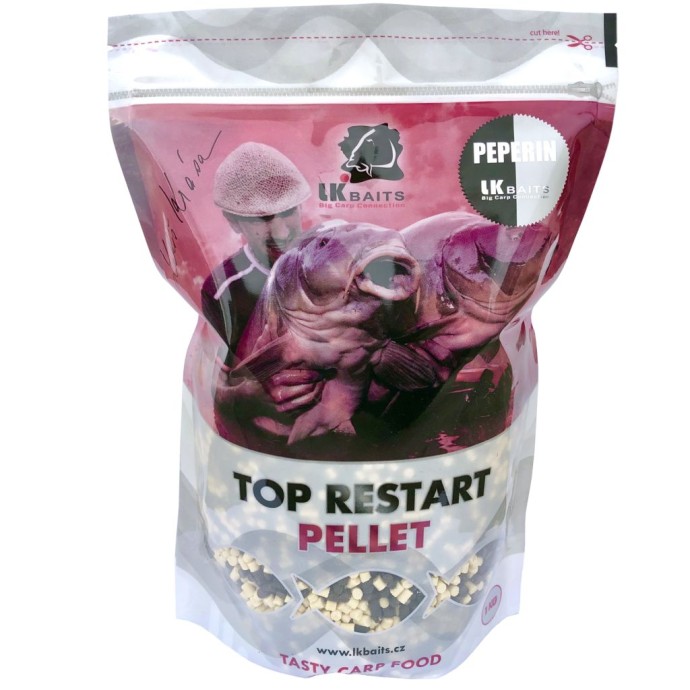 Peleti LK Baits Top ReStart Peperin 1kg 4mm