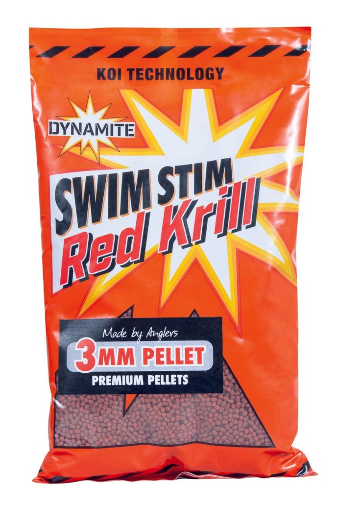 Pelety Dynamite Baits Swim Stim Red Krill 900g