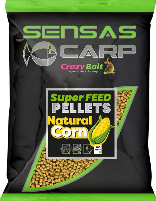Pelety Sensas Super Feed Natural Corn