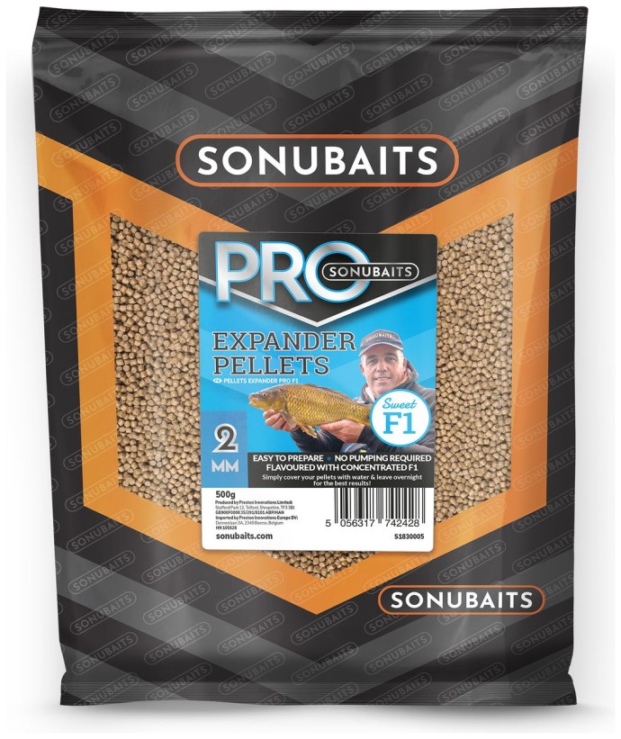 Pelety Sonubaits F1 Pro Expander Pellets 500gr