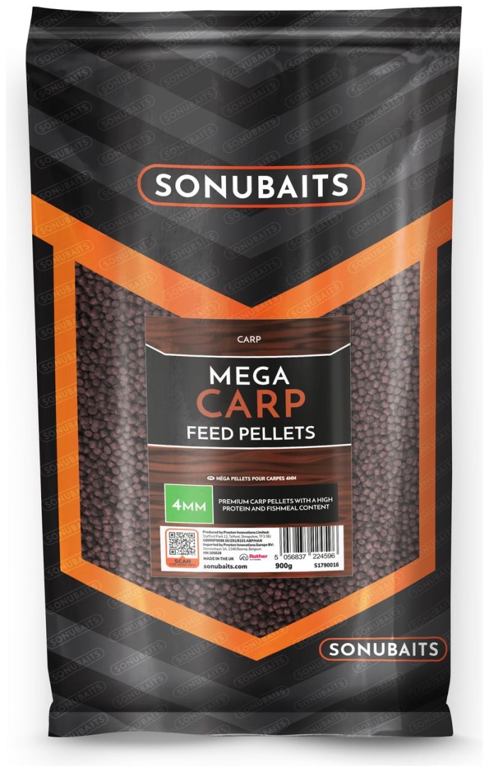 Pelety Sonubaits Mega Carp Pellets 900gr