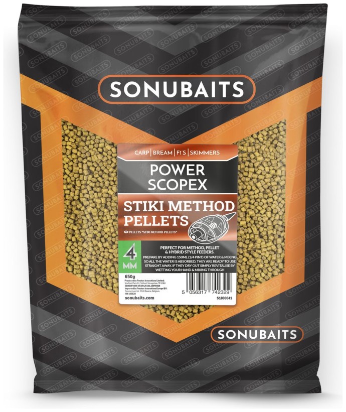 Pelety Sonubaits Stiki Method Pellets 650g 4mm