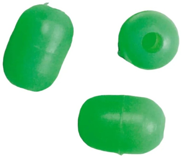 Perlice Aquantic Fluo Beads ovalne zelena 20kom 4,5x6,5mm