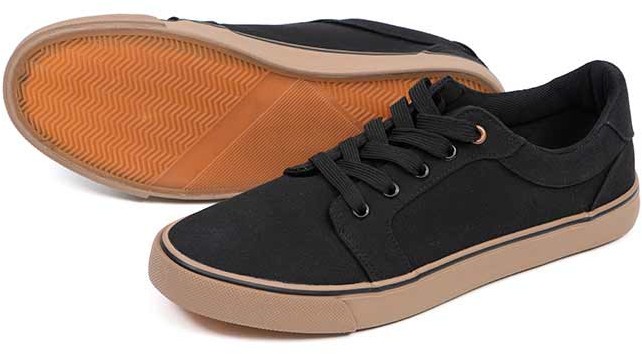 Platnene Čizme Fox Black Canvas Shoe