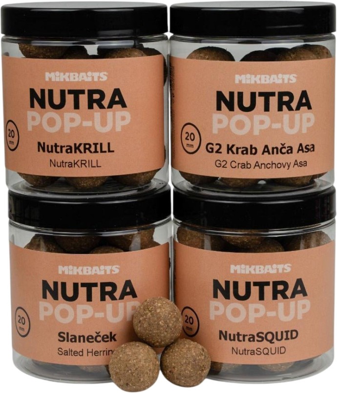 Plávajúce Boilie Mikbaits Nutra Pop-Up 250ml