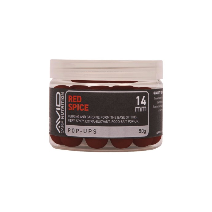 Plávajúce Boilies Avid Carp 14mm 50gr Red Spice