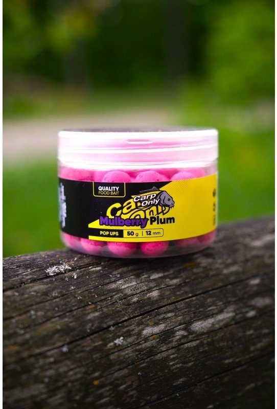 Plávajúce Boilies Carp Only Hi-Visual Mullberry Plum Pop-Up 80gr