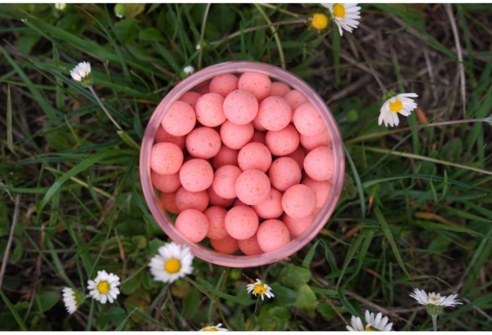 Plávajúce Boilies Carp Only Hi-Visual Strawberry Extra Pop Up